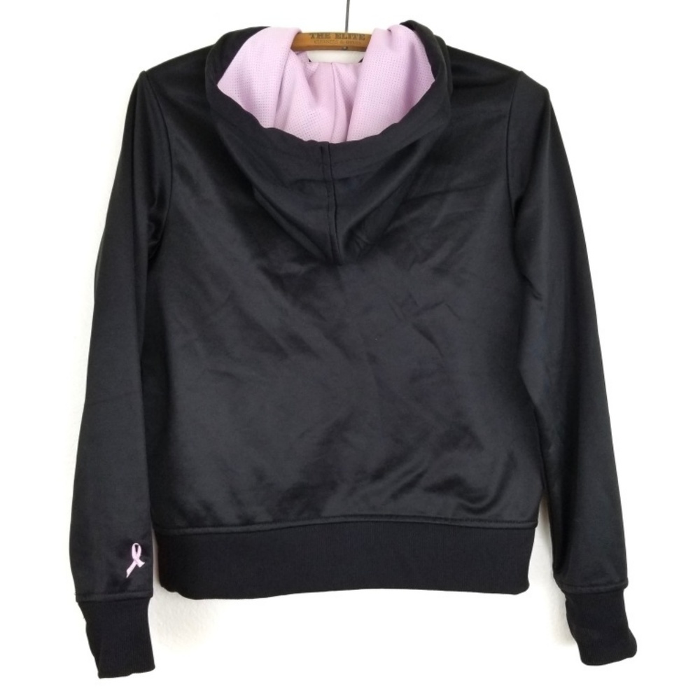 FILA Hoodie Pink Black Breast Cancer Sweater XS - Picture 3 of 9